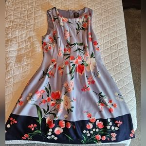Vince Camuto Vibrant Floral Dress